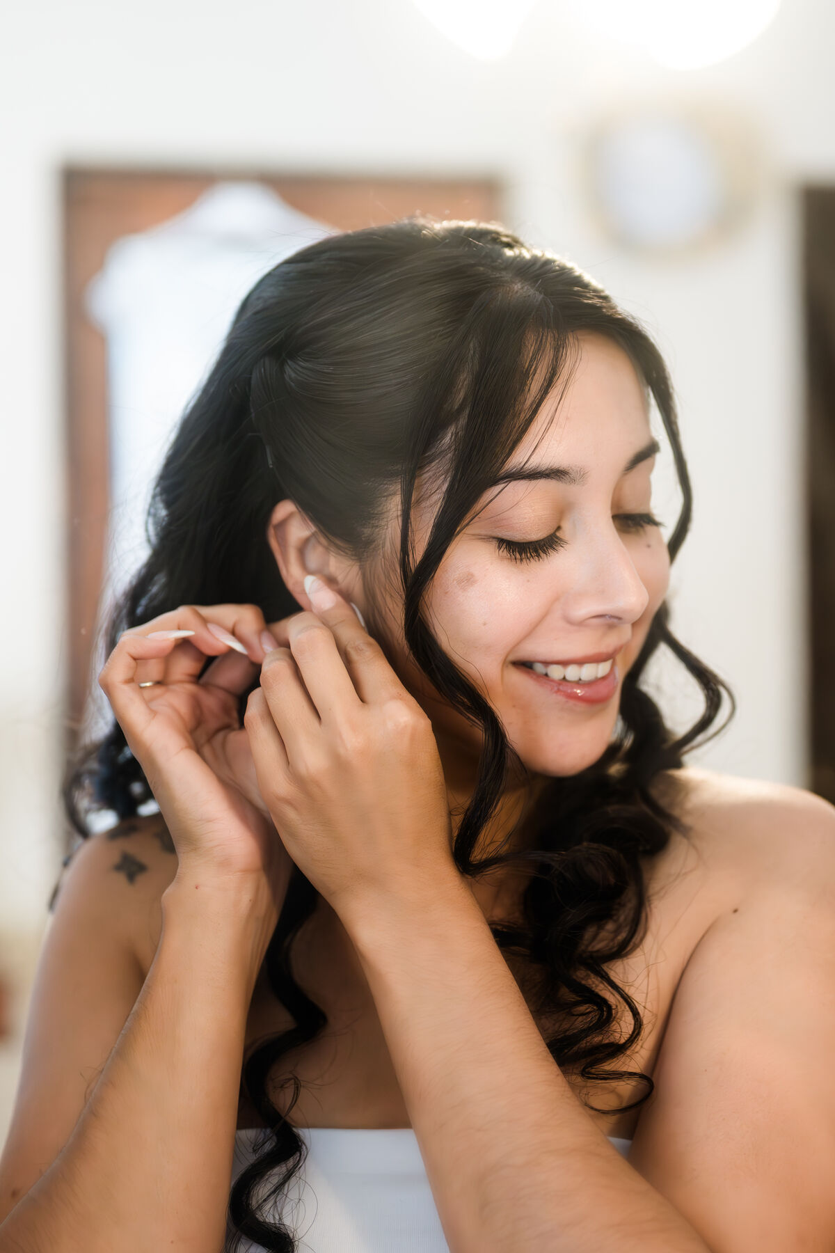 Recino wedding — getting ready